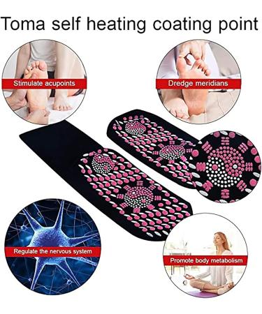 3 Pair Afiz Tourmaline Slimming Health Socks - Self Heating Red Lymph Support - Buy Online on GoSupps.com