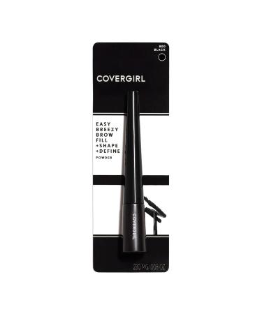COVERGIRL Easy Breezy Brow Fill & Shape Powder Eyebrow Makeup - Black 0.024 oz - Buy Online on GoSupps.com