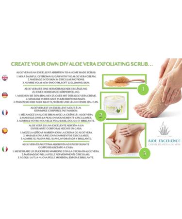 Aloe Vera & Olive Oil Cream | Deep Hydration | 300ml | Canary Islands Aloe Vera - International Shipping Available - Buy Online on GoSupps.com