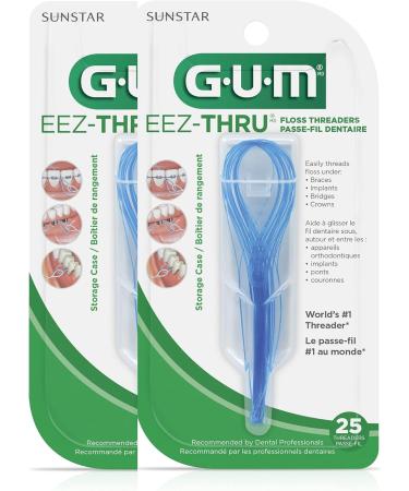 Buy GUM Eez-Thru Floss Threaders - 25 Pieces | International Shipping Available - Buy Online on GoSupps.com