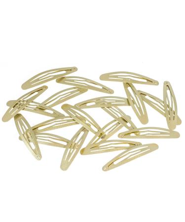HAARallerliebst Large Shimmering Gold Hair Clips (20 Pieces 6 cm) with White Storage Box - International Shipping - Buy Online on GoSupps.com