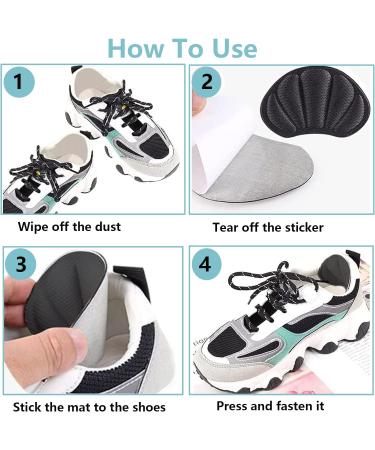 Self-Adhesive Heel Grips & Cushion Inserts - 3 Pairs | Anti-Slip Pads for Loose Shoes | Men & Women Sneakers, High Heels, Leather Shoes - Buy Online on GoSupps.com