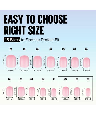 TOMICCA Extra Short Oval Nail Tips 180PCS Pink Soft Gel Nails - 3 in 1 Base Coat Coverage - Matte Full Coverage Nail Tips for Nail Art Extensions - Buy Online on GoSupps.com