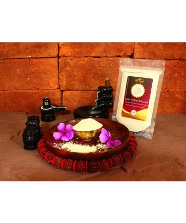 Kashi Vibhuti Powder - 100g Sacred Ash for Hindu Pooja | Energized Bhasma for Puja Items & Tikka - Buy Online on GoSupps.com