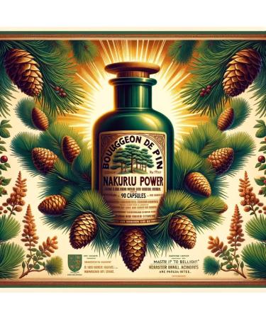 NAKURU | Pine Bud | Power Range | Made in France | The Master of Light | (90 Capsules of 275 mg/Net Weight: 24.5 g) - Buy Online on GoSupps.com