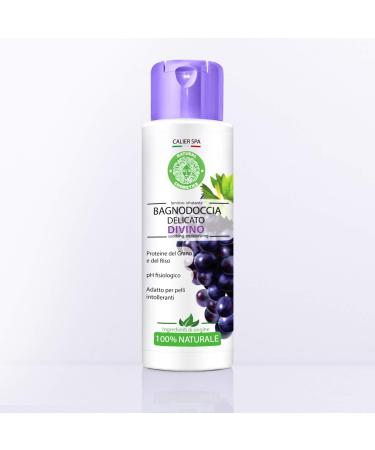 Calier SPA Naturale Extra Delicate Divino Bath with Wheat and Rice Protein For Adults and Children with Sensitive Delicate and Intolerant Skin Strawberry Grape Fragrance 250ml