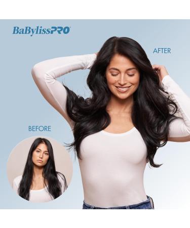 BaBylissPRO Nano Titanium Oval Ionic Hot Air Styler Blow out Hair Dryer Brush with Boar and Nylon Bristles 2.5 inch (64mm) - Buy Online on GoSupps.com