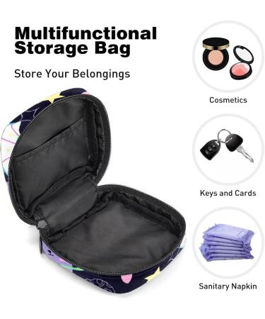 Buy Women's Cartoon Pilot Cat Pattern Storage Pocket Stillpad Keeper - Portable Period Kit Bag for Girls - Buy Online on GoSupps.com