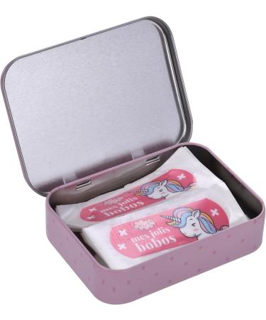 Unicorn Children's Plaster Set - 2pcs with Metal Box - 24 Beautiful Plasters - Perfect for Backpacks & Handbags - Licensed Design - Buy Online on GoSupps.com