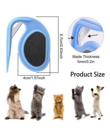 Yeah Boom 4 Piece Pet Knotting Comb Set - De-Filzing Knife for Cats & Dogs with Steel Blades | Perfect for Grooming & Removing Mats - Buy Online on GoSupps.com