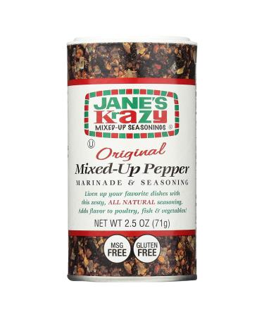 JANE'S, KRAZY, MIXED UP PEPPER, Pack of 12, Size 2.5 OZ - No Artificial Ingredients 2.5 Ounce (Pack of 12)