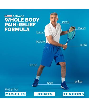 Activene Pain Relief Cream - Powerful Arnica, Menthol & MSM Formula for Arthritis, Joint & Muscle Pain Relief - Buy Online on GoSupps.com