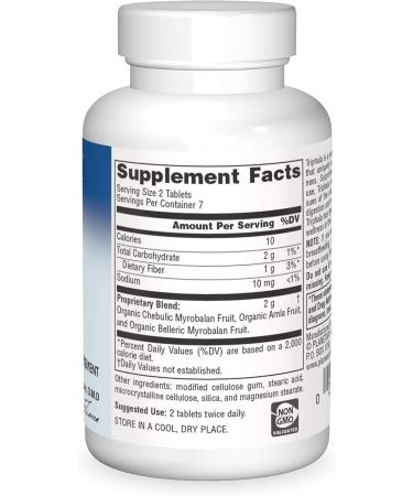 Triphala Internal Cleanser 1000mg - Planetary Herbals 15 Tabs | Buy Online - Fast International Shipping - Buy Online on GoSupps.com