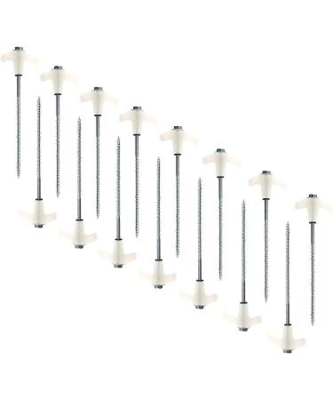 Adventure Seeka 15 Pack - Heavy Duty Glow-in-The-Dark Tent Stakes with Hex Head Driver & Storage Bag - Buy Online on GoSupps.com