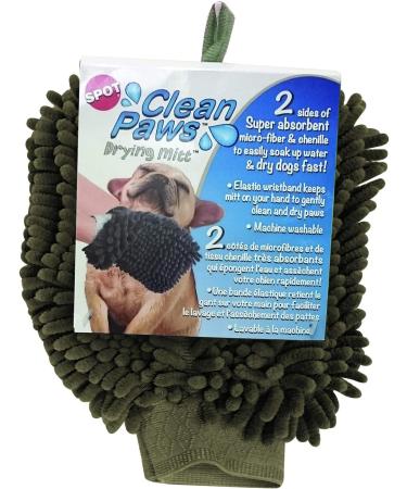 Clean Paws Chenille Microfiber Dog Towel Mit - 9.5x7 Inches - Super Absorbent & Durable | Ethical Pets - Buy Online on GoSupps.com