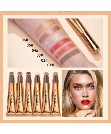Long-Lasting Liquid Contour Beauty Wand - Highlighter and Bronzer Stick | Smooth Matte Finish | Easy to Blend | 2 Colors (1# / 2#) - Buy Online on GoSupps.com