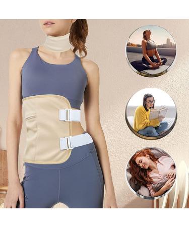 Amacoam Castor Oil Wrap Kit - Reusable Belly & Neck Pack for Liver Detox Muscle Pain Relief & Constipation - Khaki - Buy Online on GoSupps.com
