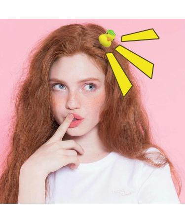 Yellow Duck Hair Clips | 10 Duck Hair Clips For Kids | Cute And Soft Animal Hair Clips Yellow Duck Fun Hair Accessories Hair Pins For Kids Women Hat style - Buy Online on GoSupps.com