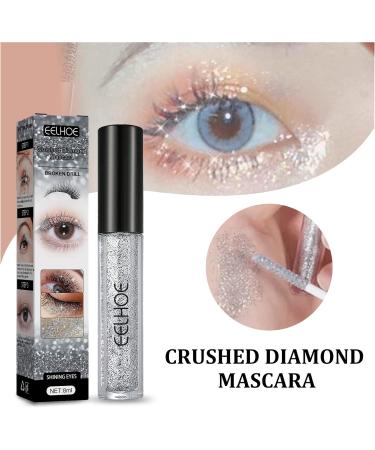 Glitter Diamond Waterproof Tubing Mascara - Lengthening & Sparkling Eye Makeup for All Ages and Skin Types - Perfect for Parties & Weddings - 1PC - Buy Online on GoSupps.com
