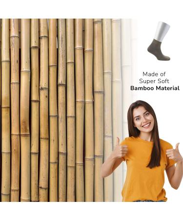 Cosyfeel Women Loose Diabetic Socks | 4-Pack Neuropathy Ankle Socks for Ladies | Super Soft Eco-Friendly Bamboo Material | Durable with Seamless Toe | Multicolour Patterns | 4 Seasons 7-9 1/2 ARMY GREEN - Buy Online on GoSupps.com