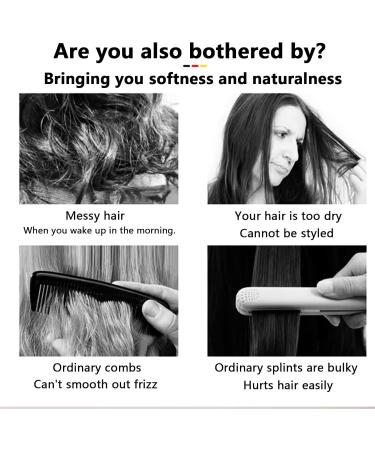 Sanyi Upgraded Portable Hot Air Comb - Heated Hair Straightening Brush for All Hair Types | One-Touch Folding Design in Avocado Green - Buy Online on GoSupps.com