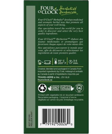 Four O'Clock Herbalist Vitality Joint Relief Herbal Tea Kosher Gluten-Free 6 Packs of 20 Teabags - Buy Online on GoSupps.com
