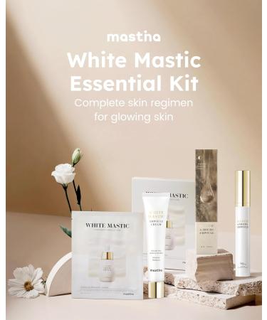 MASTINA White Mastic Essential Kit | Korean Skin Care Set for Dark Spots & Hyperpigmentation | Vegan Collagen & Beta-Glucan | International Shipping - Buy Online on GoSupps.com