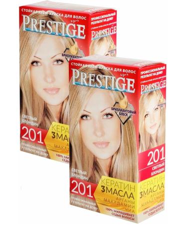 Vip's Prestige VIP's Prestige 201 Light Blonde Resistant Hair Cream with Argan Macadamia and Chia Oil / - (2 )
