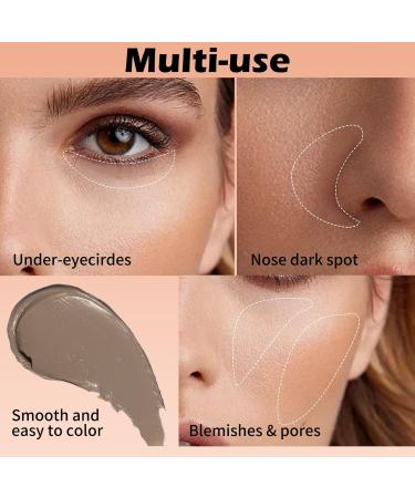 Boobeen Concealer Pencil Contour Highlighter Stick - Waterproof Full Coverage Matte Formula - 03 - Buy Online on GoSupps.com