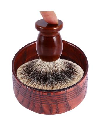 Premium Wooden Shaving Bowl Round Soap Bowl for Men s Razors | International Shipping - Buy Online on GoSupps.com