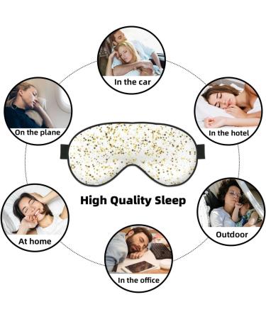 Buy SSIMOO Dreamy Stars & Spots Sleep Mask - Adjustable Breathable Fashionable Eye Mask for Comfortable Sleep - International Shipping Available - Buy Online on GoSupps.com