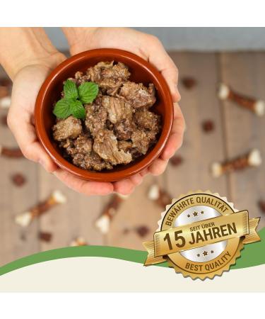 Lecker.Pet | 24 x 400 g Josie's 100% Beef Muscle Meat Wet Dog Food | Natural & No Additives | Rich in Protein & Minerals | Grain Free & Sugar Free - Buy Online on GoSupps.com