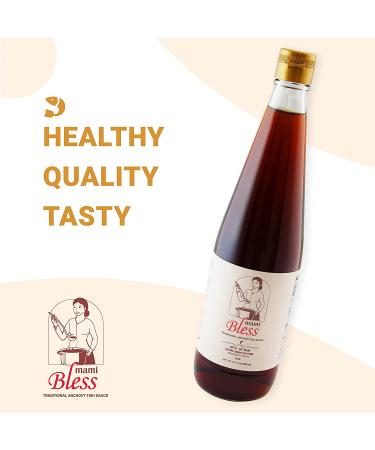 Bless Mami Fish Sauce 40N | Asian Cooking Sauce | 100% Pure Vietnamese Fish Sauce | Premium First Press | 24 Oz Bottle - Buy Online on GoSupps.com