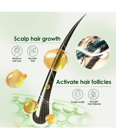 TULAMORIY Hair serum 60 ml against hair loss mens solution hair care serum hair fluid for thinning hair promotes strong and dense hair - Buy Online on GoSupps.com