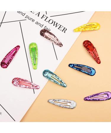 AOVNA Sequin Hairpin Hair Decoration Bling Hair Accessories Gifts for Girls Kids Clip with Sequin Lovely Snap Pin Curl Clips (20) - Buy Online on GoSupps.com