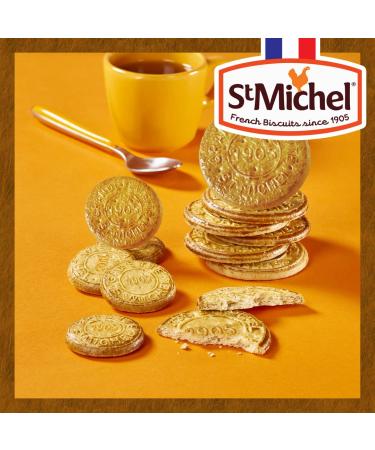 St Michel Caramel Grandes Galettes Butter Cookies Biscuits 5.29oz - Pack of 4 Made In France | Non-GMO | Total of 36 Cookies - Buy Online on GoSupps.com