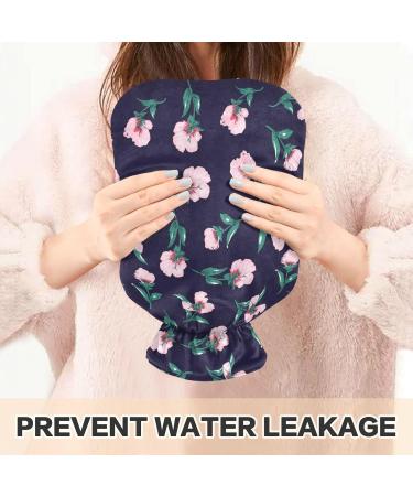 Naanle Spring Flowers Hot Water Bottle | 1L Transparent & Warm Cold Therapy for Pain Relief Ideal for Bed & Foot Use - Buy Online on GoSupps.com