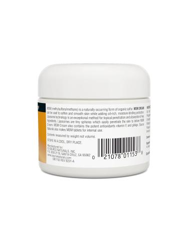 Source Naturals MSM Cream - Advanced Liposomal Delivery (2 oz) - Buy Online on GoSupps.com