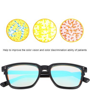 Buy Asixxsix UV400 Color Blind Glasses - Waterproof Anti-Scratch Full Frame | Fashionable Correction Glasses for Men & Women - Perfect for Indoor & Outdoor Use - Buy Online on GoSupps.com