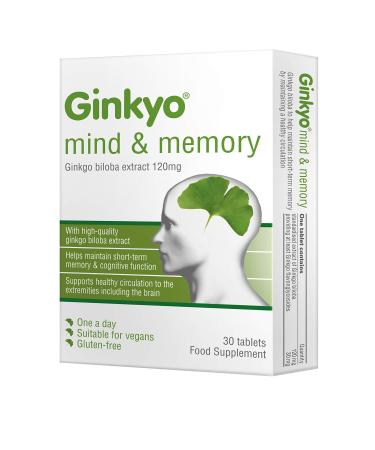 Ginkyo Mind and Memory with Ginkgo Biloba Extract 120mg