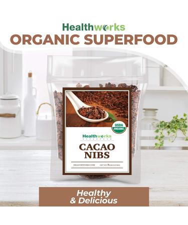Healthworks Cacao Nibs Raw Organic (80oz / 5lb) | Criollo Bean | Unsweetened | Certified Organic | Keto, Vegan, Non-GMO | Antioxidant Superfood - Buy Online on GoSupps.com