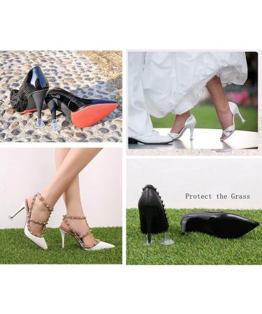ZPYOU High Heel Protectors 13 Pairs - Transparent Stoppers for Grass, Uneven Floors, and Bricks - Women's Wedding Shoe Covers - Sizes S, M, L - Buy Online on GoSupps.com