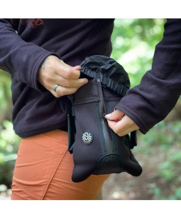 Spider Holster SpiderPro Medium Camera Lens Pouch - One-Handed Zipper Access, Rain Hood, Velcro Tether - 24-70mm Lens, Black - Buy Online on GoSupps.com