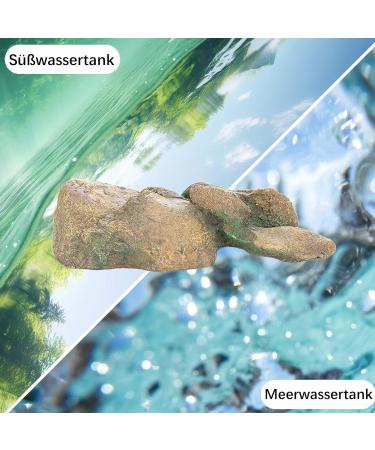 Ctpeng Aquarium Decoration Stone - Natural Look Decorative Rock & Hiding Place (25cm 13cm 7cm Resin) - Ideal Aquarium Accessories - Buy Online on GoSupps.com