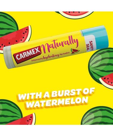  Carmex Carmex Naturally Watermelon Moisturizing Lip Balm 1 Unit - Buy Online on GoSupps.com