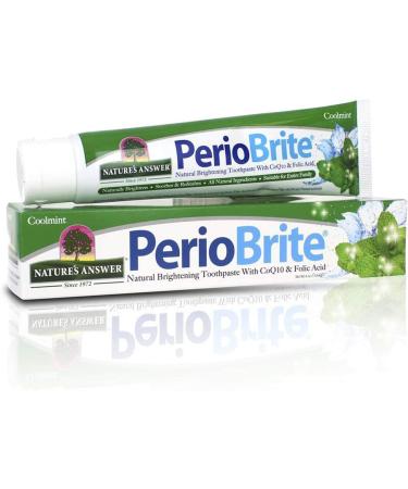 Nature's Answer peribrite tooth paste coolmint (toothpaste with mint) 113g laboratory test gluten -free soybreis vegan vegetarian without genetic engineering