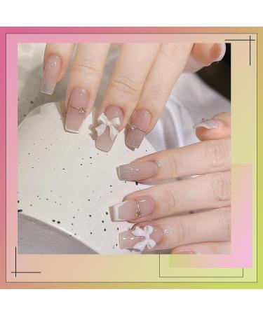 VEGCOO 500 Pcs 3D Nail Charms Multi Shapes Butterfly Bowknot Flower Nail Art Charms Nail Pearls Nail Art Accessories for Women Girls DIY Nail Art Decoration Craft Jewelry - Buy Online on GoSupps.com