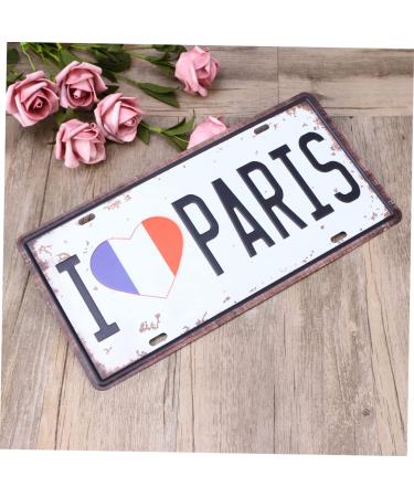 Holibanna Emblems Outdoor Decorations for Patio Bar Decor Beer Signs Tin Signs The Sign Iron Painting Vintage - Buy Online on GoSupps.com