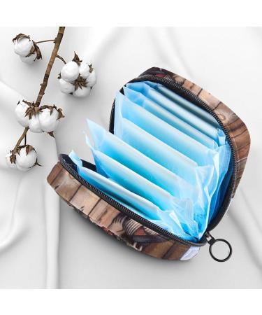 MuooouM Portable Storage Bag for Women's Bandages - Pineapple & Palm Leaves - Menstrual Cup Organizer - Perfect for Teenagers & First Period Essentials - Color 7 - Buy Online on GoSupps.com