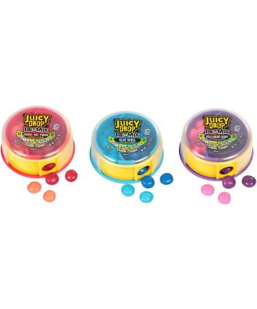 Juicy Drop Re-Mix Sweet & Sour Chewy Candy Variety Pack - Sweet & Sour Candy Bites in Assorted Fruity Flavors